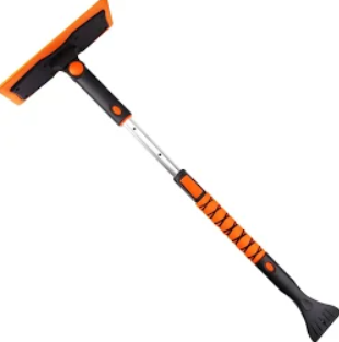 41" Ice Scrapers for Car Windshield and Extendable Snow Brush with Foam Grip and 360° Pivoting Brush Head for Christmas Car Auto Truck SUV