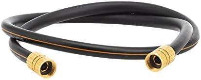 Giraffe Hybrid Leader Hose 5/8" x 6ft Custom Length, No Kink, Flexible, Leakproof Water Hose with Female to Female Fittings, 600 Burst PSI