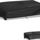 Outdoor Grill Cover for Royal Gourmet PD1305H 3-Burner Propane Gas Grill, 32'L x 19'W x 9'H, Black