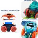 Race Track Toy for Kids Boys with LED Light-Up Car, Flexible Changeable Battery Electric Race Car Track for 3 4 5 6 7 8+Year Old Boys Girls as Birthday Party Gifts (184pcs,1car)
