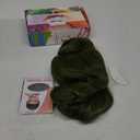 Kids Short Olive Green Cosplay Wig with White Eyebrows for Halloween Costume Party (Kids Olive Green Wig)