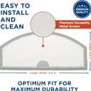 GE Appliances Dryer Lint Filter Screen, Genuine Original Equipment Manufacturer (OEM) Part, WE03X23881