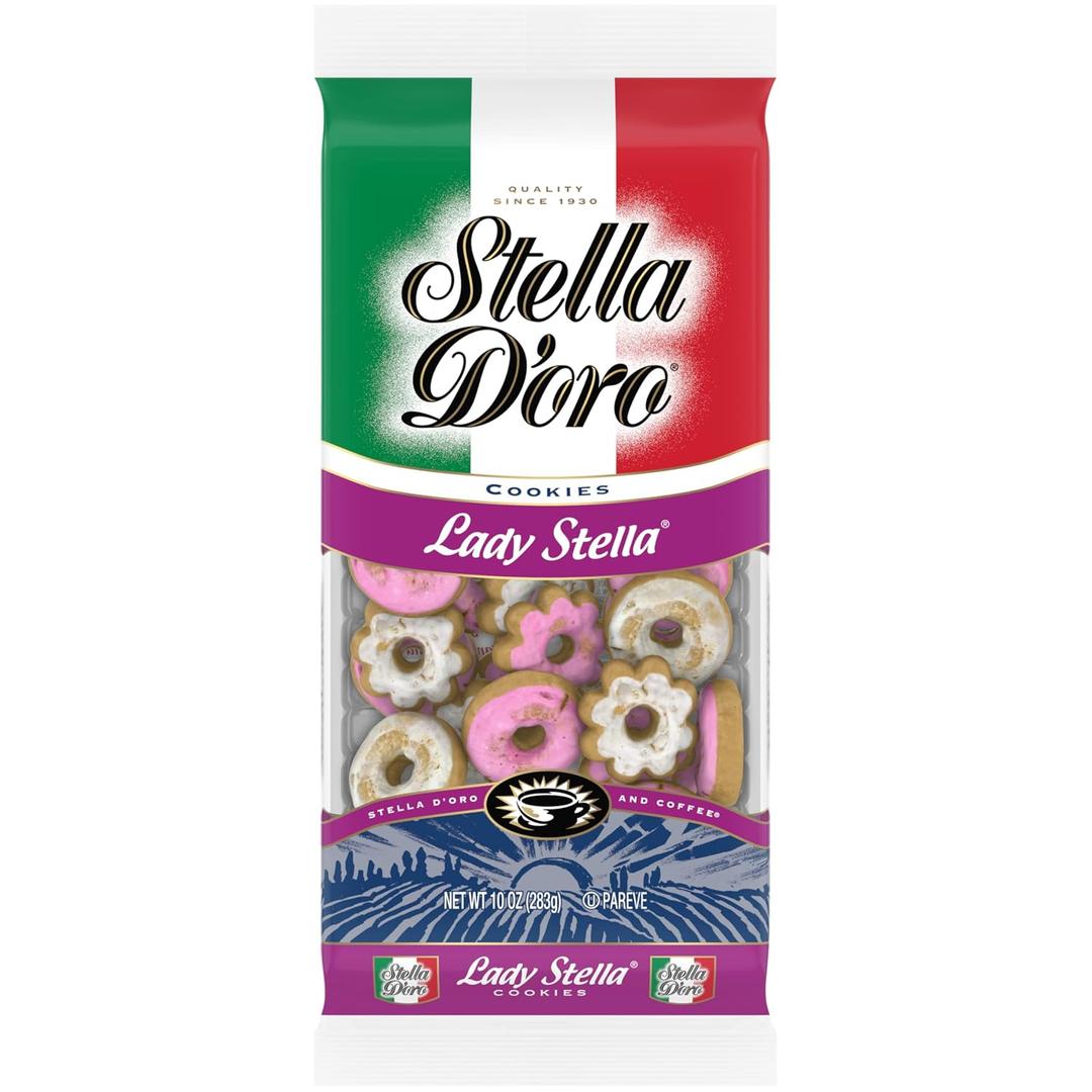 Stella D'oro Cookies, Lady Stella Assorted Cookies, 10 Oz (EXP 08/13/26)