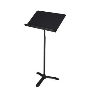 OEF Furnishings Portable, Height Adjustable Metal Music Sheet Stand, Black