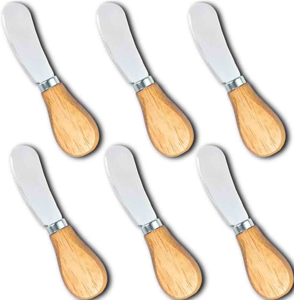 Cheese Spreader Bulk, Set of 18 Little Butter Knife, Wine and Cheese Party, Mini Tiny Cheese Serving Knives for Charcuterie Board & Trays Peanut Cream Jam Jelly Candy