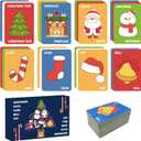 5 x OHOME Stocking Stuffers - Christmas Card Game Snowman Sock Cane Bell Hat for Family Kids Adults Teens Games - Wildly Entertaining & Easy to Learn - 2-8 Players