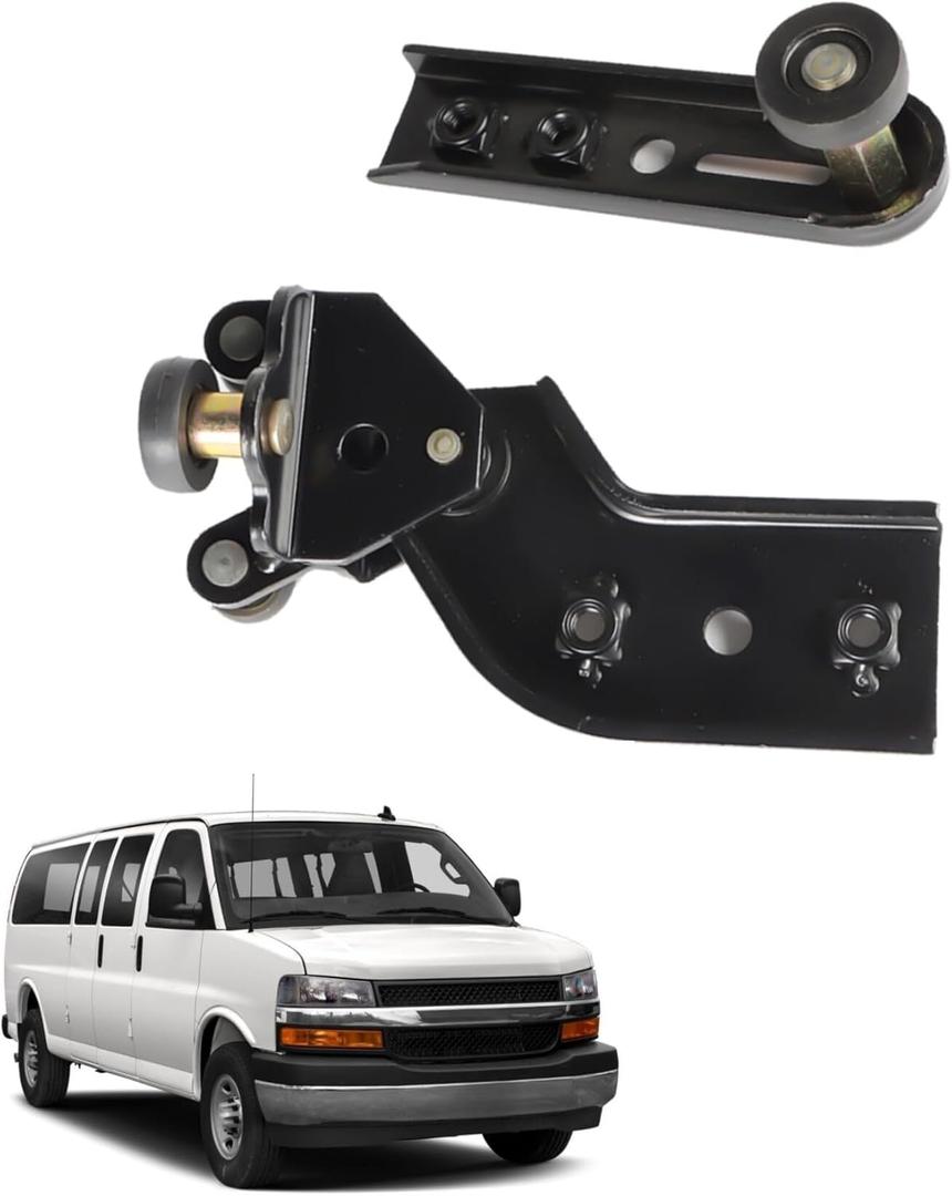 labwork Sliding Door Roller Bracket 924-143 924-144 Right Lower and Upper Replacement for Express 1996-2020 Replacement for 2500 Savana 1996-2020