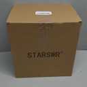 STARSWR Bird House Outside,Outdoor Bird Houses, Natural Wooden Bird Hut Clearance 2 Hole Bluebird Finch Cardinals 2 Rooms Hanging Birdhouse for Garden Viewing