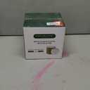 FOCUSLINE 100 Count Gold Plastic Plates 7 Inch, Disposable Heavy Duty Salad Dessert Plates, Premium Hard Plastic Plate Disposable with Gold Rim for Wedding Parties