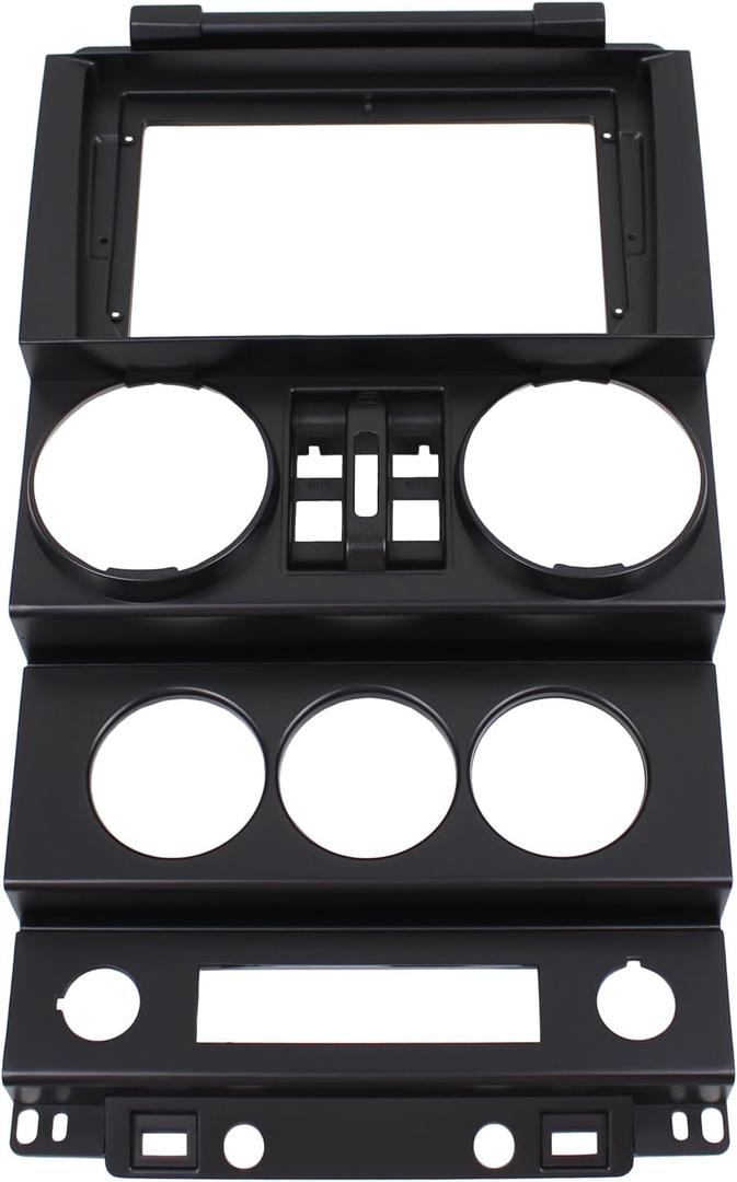 ApplianPar Instrument Panel Dash Center Bezel Trim for Jeep Wrangler 2007-2010