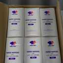 JOLLY CHEF 600 Pack Disposable Paper Napkins, Soft Bathroom Napkins for Guests, 2-Ply White Paper Hand Towels for Halloween, Wedding, Thanksgiving