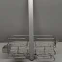 simplehuman Adjustable and Extendable Shower Caddy XL, Stainless Steel and Anodized Aluminum