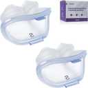 Replacement Nasal Pillow Cushion for ResMed AirFit P10, FSA/HSA Eligible, Compatible with Original Airfit P10 Frame, Reliable Seal & Soft Replacement Silicone CPAP Mask Cushion, 2-Pack, Small