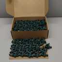 Dazzle Bright C7 C9 Christmas Lights Spring Clips, 100 Pack Universal Holiday Lights Quick Spring Clips, E12, E17 Shatterproof Weatherproof Clips for Outdoor Shingle Gutter Roof Fence