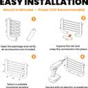 Campervan Bungee Storage Pouch  Elastic Cord Net Organizer with Wood Frame, RV Van Motorhome Interior Wall-Mounted Storage Solution (2Pcs 8.6" x 12")