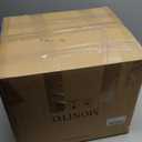 MONITO Ceramic Dinnerware 16 Pieces Dinner Set,Plates Pasta Bowls Cereal Bowls Reactive Change Glaze Dish Sets, Modern Stoneware Dishes,Gift, Creamy white