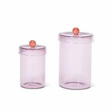 Core Glass Canister - Red