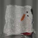 Christmas Snowman Tree Topper and Plush Tree Skirt - 36 Inches Faux Fur White Tree Skirt Snowman Treetop Decor for Holiday Winter Party Supplies