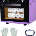 Sublimation Oven Machine with Fast Preheat & Precise Temperature,38QT/36L 120V 1800W Large Capacity for Sublimation Tumblers,Mugs,Bottles,Full Wrap Printing,Includes Gloves & Tape,Digital Touch Screen