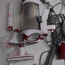 Shark NV501 Rotator Professional Lift-Away Upright Vacuum with HEPA Filter, Swivel Steering, LED Headlights, Wide Upholstery Tool, Dusting Brush & Crevice Tool, White/Red