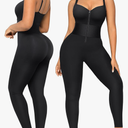 SHAPELLX Jumpsuits for Women Tummy Control One Piece Outfit Yoga Athletic Rompers Sleeveless Bodycon Shapewear L