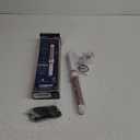 Conair Double Ceramic 1-Inch Curling Wand, Produces Flawless Waves, Curling Iron for Use on Medium and Long Hair, 30 Heat Setting Curling Iron, White