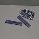 Blulu 3 Christmas Centerpieces for Tables Blue Merry Christmas Table Decorations Tabletop Wooden Sign Farmhouse Winter Centerpieces for Holiday Party Indoor Decor