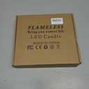 Flameless LED Pillar Candles with Remote Control and Timer, Battery Operated Flickering Electric Candles Set of 5, Crackle Design for Home Decor Wedding Party(D2.2'' x H5''/5''/6''/7''/8'')