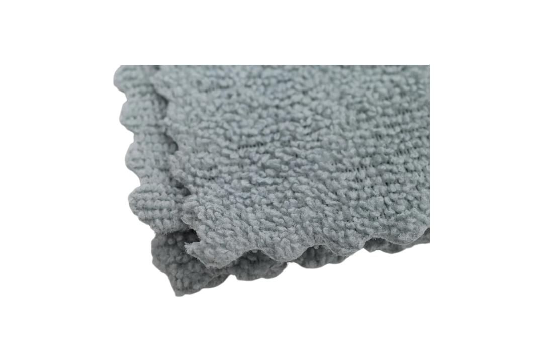 Cleaning Cloth Dishcloth 10pcs Towels Absorbent Kitchen Cleaning Cloths Soft Lint Free Dishcloths Household(Gray)