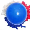 300 Pack Red White and Blue Balloons 100 of each of the 3 colors 12 inch Red White Blue Party Balloon Bulk for Various Party Events Decorations