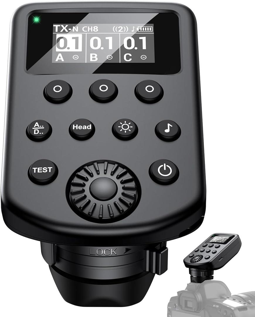 Aodelan Wireless Flash Trigger for Profoto Air 2 and Air 1,100 Channels 6 Groups,for A1X, A2, B1X, B2, B10, D2; for Canon for Sony for Nikon for Fujifilm Cameras;Replaces Profoto Connect Pro(Non-TTL)
