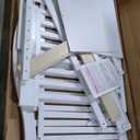 Graco Solano 4-in-1 Convertible Crib with Drawer Combo (White)  GREENGUARD Gold Certified, Includes Full-Size Nursery Storage Drawer, Converts to Toddler Bed and Full-Size Bed