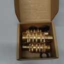 Garden Hose Quick Connect Brass Hose Quick Connectors Water Hose Connector 3/4"GTH (3 Female Coupler+ 6 Male Nipples), 3 Sets