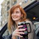 WWHSAl Girls Just Wanna Have Fun Neon Girl Tumbler  Bachelorette Party Girl Birthday Slumber Party Pajama Partys Girls Night Out Stainless Steel Insulated Travel Mug Trendy Gift for Teen 40oz