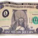 Fleece Throw Blanket Million Dollar (71" X 35")