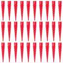 30 Pcs Wood Anchor, Stripped Screw Hole Repair Kit for Wood, Door Hinge Screw Hole Repair Fits Screws Sizes #2 to #16, Red