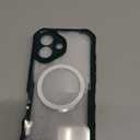 CENHUFO Magnetic Privacy for iPhone 17 Case [Compatible with Magsafe] Full Body Phone Case Built-in 9H Tempered Glass Privacy Screen Protector Camera Protection Shockproof Bumper Clear Cover -Green