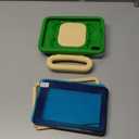 Kids Case for iPad mini 7 (A17 Pro) 2024 / iPad mini 6 2021, Adjustable Portrait/Landscape Stand, Drop Proof Handle Kickstand, Child Friendly with Screen Protector for iPad mini7th/6 8.3 inch(Green)