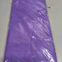 QIKSION Purple Round Tablecloth 2 Pack, 84 Inch Plastic Table Cover Disposable for Parties