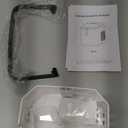 ZAFRO Countertop Ice Maker, 26Lbs/24H, 9 Bullet Cubes in 6 Mins, Self-Cleaning Portable Ice Machine with 2 Ice Sizes (S/L), Quiet Compact Design, Double Handles, for Home, Party, RV, Camping, Black