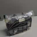 6pcs Solar Fence Lights, Motion Sensor Outdoor Light, 3 Lighting Modes Dusk to Dawn Porch Lamp IP65 Waterproof, Outdoor Solar Wall 600LM, 1200mah Suitable for Patios, Porches, Garage (Black)