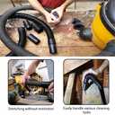 DXVA19-2600 Vacuum Flex Hose 1 7/8" Fits for DEWALT Wet Dry Vac DXV04T DXV05P DXV05S DXV06G DXV08S(1Pcs Flexible expanding hose