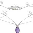 Fairy Elf Circlet for Women - Drop Bead Crown for Bride Wedding Headpiece, Renaissance Halloween Hair Accessory