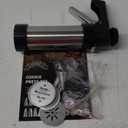 Stainless Steel Cookies Press,Cookie Press Gun Kit with 13 Cookie Discs and 8 Piping Tips for DIY Christmas Cookies Maker