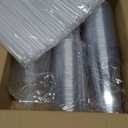 VITEVER [100 Sets - 24oz] Plastic Cups with Lids and Straws, Disposable Cups for Iced Coffee, Smoothie, Milkshake, Cold Drinks - Clear