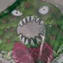 Disney The Nightmare Before Christmas Wreath Embossed Metal Wall Art - Fun NBC Wreath for Holiday Decorating (Green/Red)