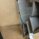 Suncast 100 ft Garden Hose Holder Wall Mount, Taupe Heavy-Duty Wall Mounted Water Hose Reel for Outside Use, Manually Retractable Sidewinder, Open Space-Saving Storage, Made in the USA