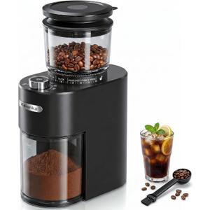 Conical Coffee Bean Grinder, 38 Precise Settings, Anti-Static