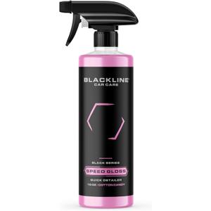 Blackline Car Care - Speed Gloss Quick Detailer Spray & Car Shine - Versatile, Fast Cleaning for a Streak-Free, Quick Detail and Glossy Finish on All Vehicle Surfaces (16 Fl Oz)