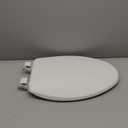 Little2Big Toilet Seat with Built-In Toddler Potty Training Seat, Slow Close, Easy to Install, Made in USA, ELONGATED, White